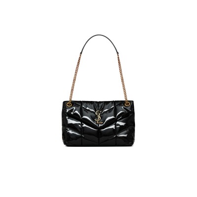 YSL PUFFER SMALL IN QUILTED VINYLE 577476HSR271072 (29*17*11cm)